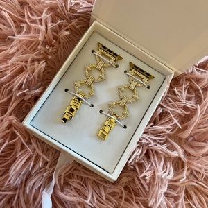 Goldenerre Crystal Pavé Link Apple Watch Band